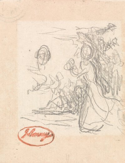Young Lady, Possibly Fleeing by George Romney